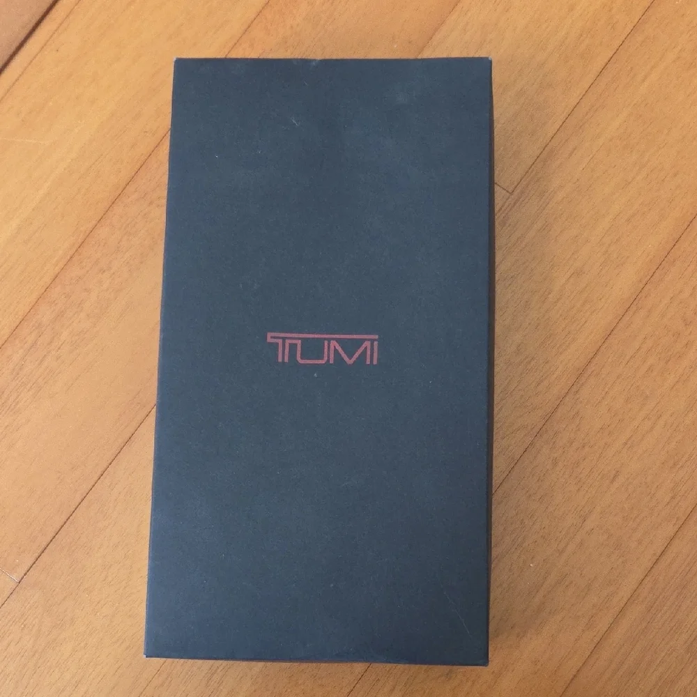 Tumi Black Passport and Travel Organizer Zip Around Case